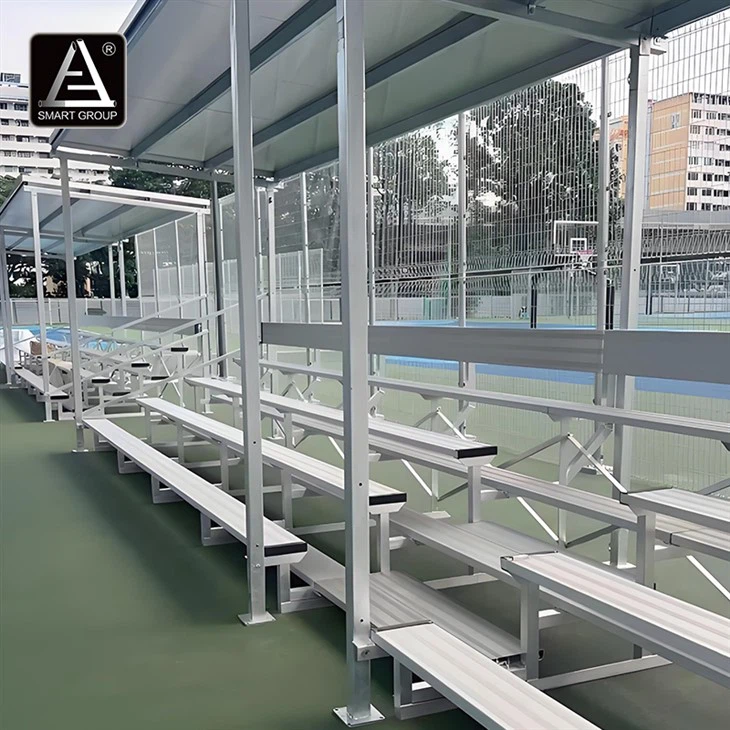 Stadium Tiered Aluminum Bench Bleachers