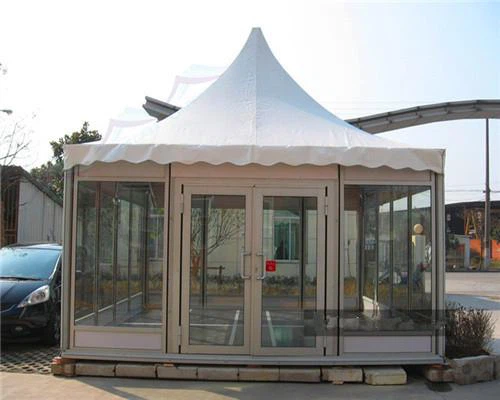Pagoda Gazebo Tent With Wall