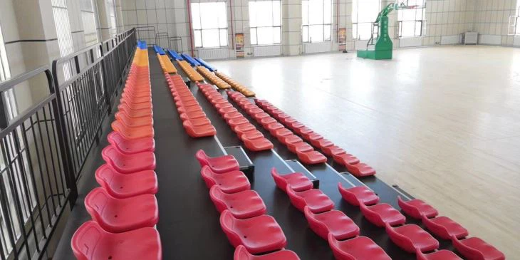 Indoor Stadium Bleacher Seating Retractable